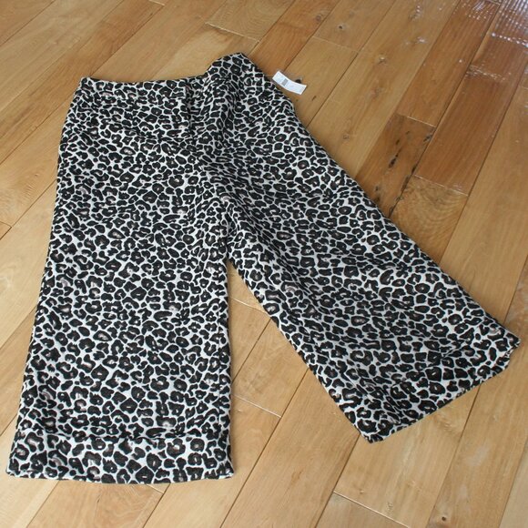 Anthropologie Maeve Flare Cuffed Pant Size 14 - Picture 1 of 13